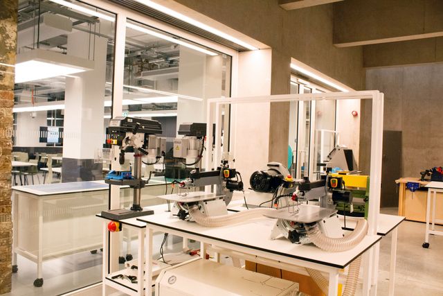 As part of the Computational Design for Manufacturing course, students built
prototypes of their designs in the Engineering Department’s state-of-the-art,
3000-square-metre lab
facilities.